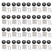 2 Sets Luggage Suitcase Replacement Wheels Tool 50 x 20 x 6.1mm
