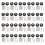 2 Sets Luggage Suitcase Replacement Wheels Tool 50 x 20 x 6.1mm 1