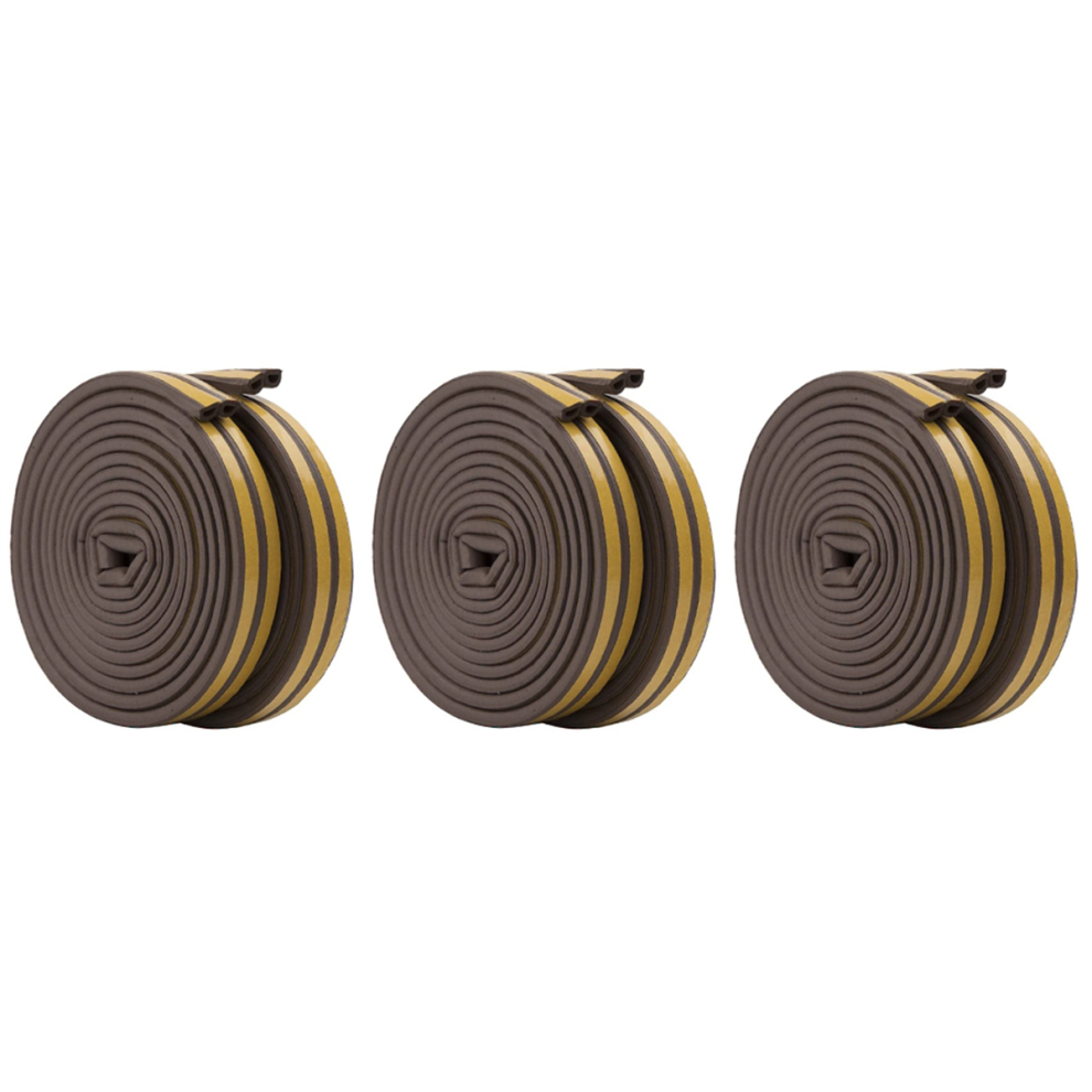 2 Roll Eva Seal Strip Foam Tape D Type 10M Doors Seal Strips 4713272670937