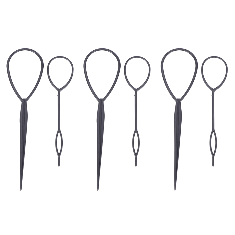 2 pcs Topsy Tail Hair Styler Hair Style Hair Twister Snare Loop