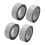 2 x 10M Glitter Washi Tape Stick Self Adhesive silver 1