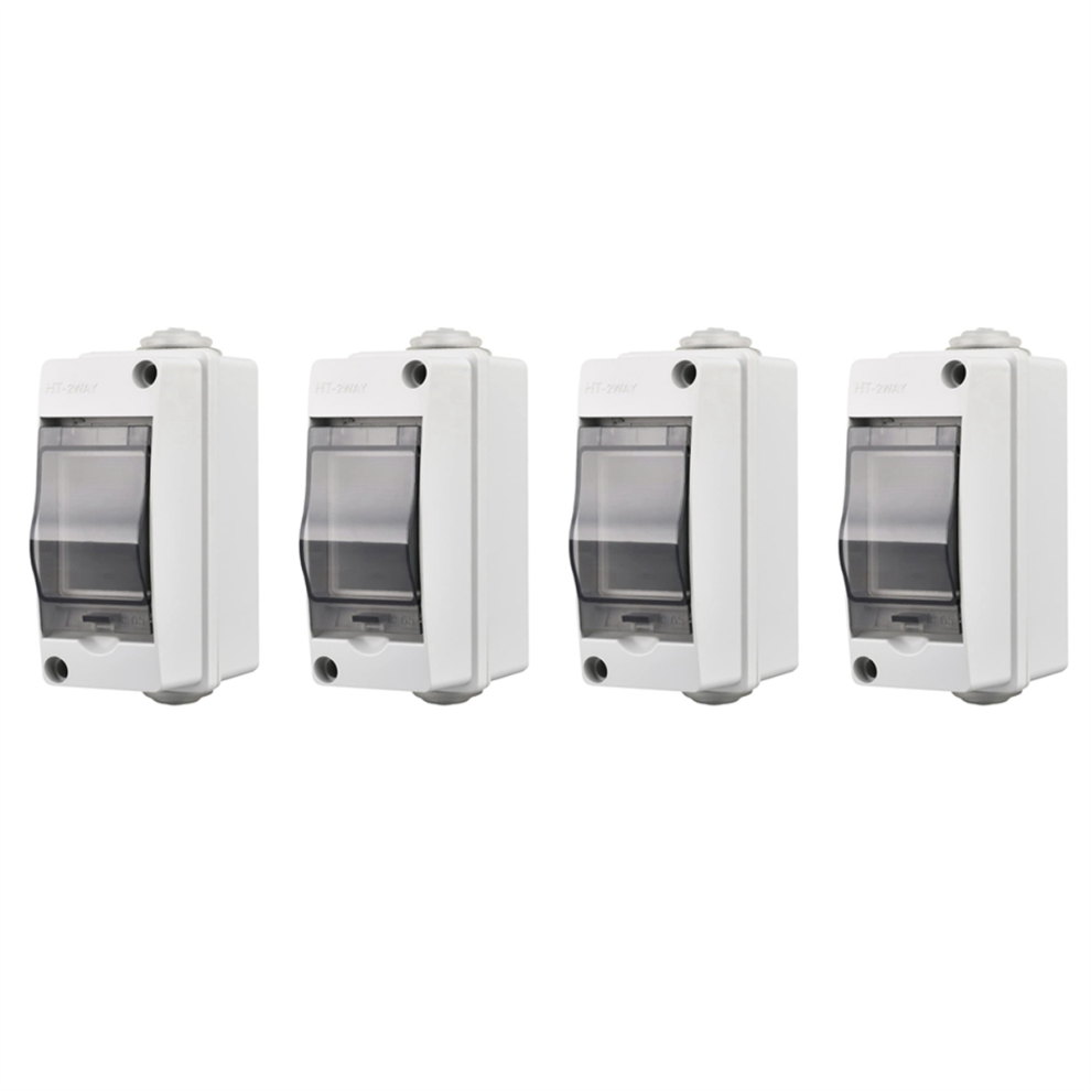 2 Way Distribution Protection Box, Waterproof Transparent Cover 4713272693431