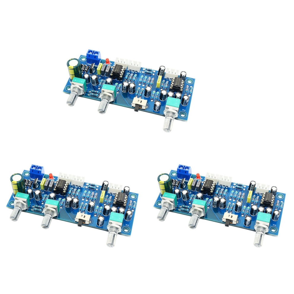 2.1 Channel Subwoofer Preamp Board Low Pass Filter Pre-Amp Ne5532 Blue 4713272695374