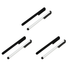 2 X Universal Stylus Pens for /Itouch/ 1 Silver 1 Black