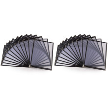 20 Pack of Menu Covers - Single Page, 2 View,Fits 8.5 x 11 Inch Paper