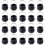 20 Pcs Candy Kettles Witch Skeleton Cauldron Holder Pot with Handle 3