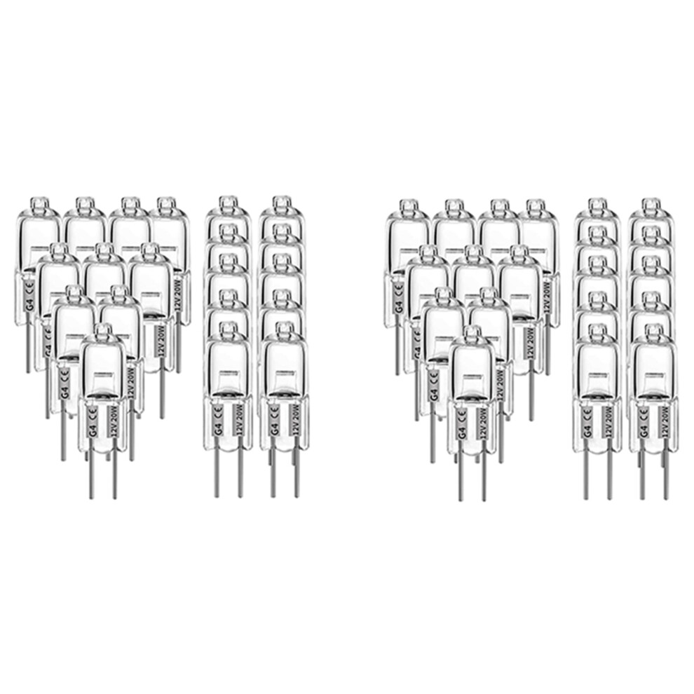 20 Pcs G4 Halogen Bulbs,20W 12V Halogen Light Bulbs-image-OPC-PJ2WRPS-NEW