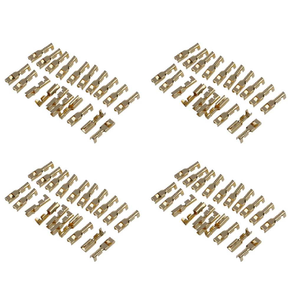 20 Pcs Female Spade Cable Wire Terminals For 2.8Mm Connectors 4713272600668