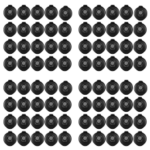 20 Pcs Fingerprint Fingerprint Ink Pad Mini Black Stamp Ink Pad