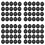 20 Pcs Fingerprint Fingerprint Ink Pad Mini Black Stamp Ink Pad 1