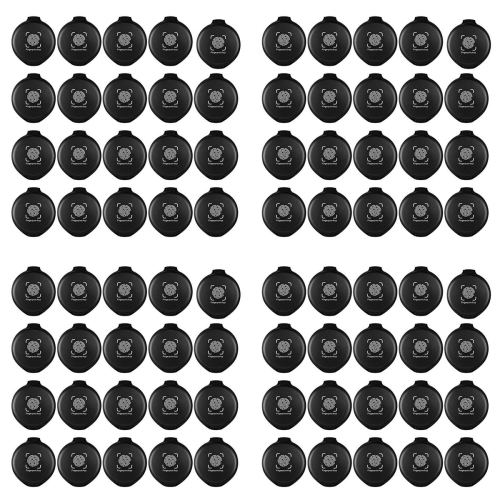 20 Pcs Fingerprint Fingerprint Ink Pad Mini Black Stamp Ink Pad