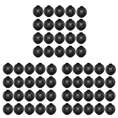 20 Pcs Fingerprint Fingerprint Ink Pad Mini Black Stamp Ink Pad