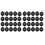 20 Pcs Fingerprint Fingerprint Ink Pad Mini Black Stamp Ink Pad 1