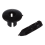 20 Pcs 7mm Hole Plastic Push Screw Rivet Fairing Panel Fixings Clips 4