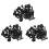 20 Pcs 7mm Hole Plastic Push Screw Rivet Fairing Panel Fixings Clips 1