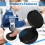 20 Pcs Fingerprint Fingerprint Ink Pad Mini Black Stamp Ink Pad 6