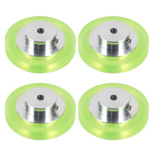 200Mm Aluminum Polyurethane Industrial Encoder Wheel Measuring Wheel