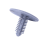 20 Piezas Estera Gris de Plastico Vehiculo 7mm x 16mm x 24mm 5