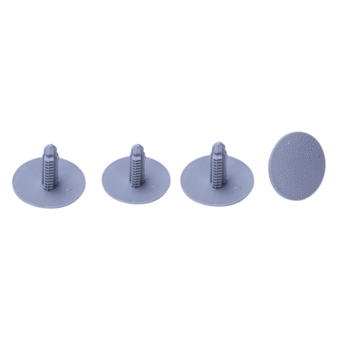 20 Piezas Estera Gris de Plastico Vehiculo 7mm x 16mm x 24mm 1