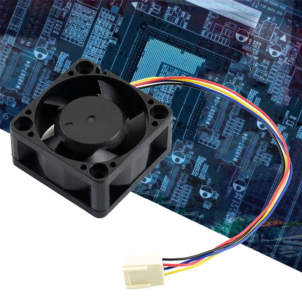 4Cm Cooling Fan For Nano Pwm Strong Speed Regulating Fan Black 4713514276569
