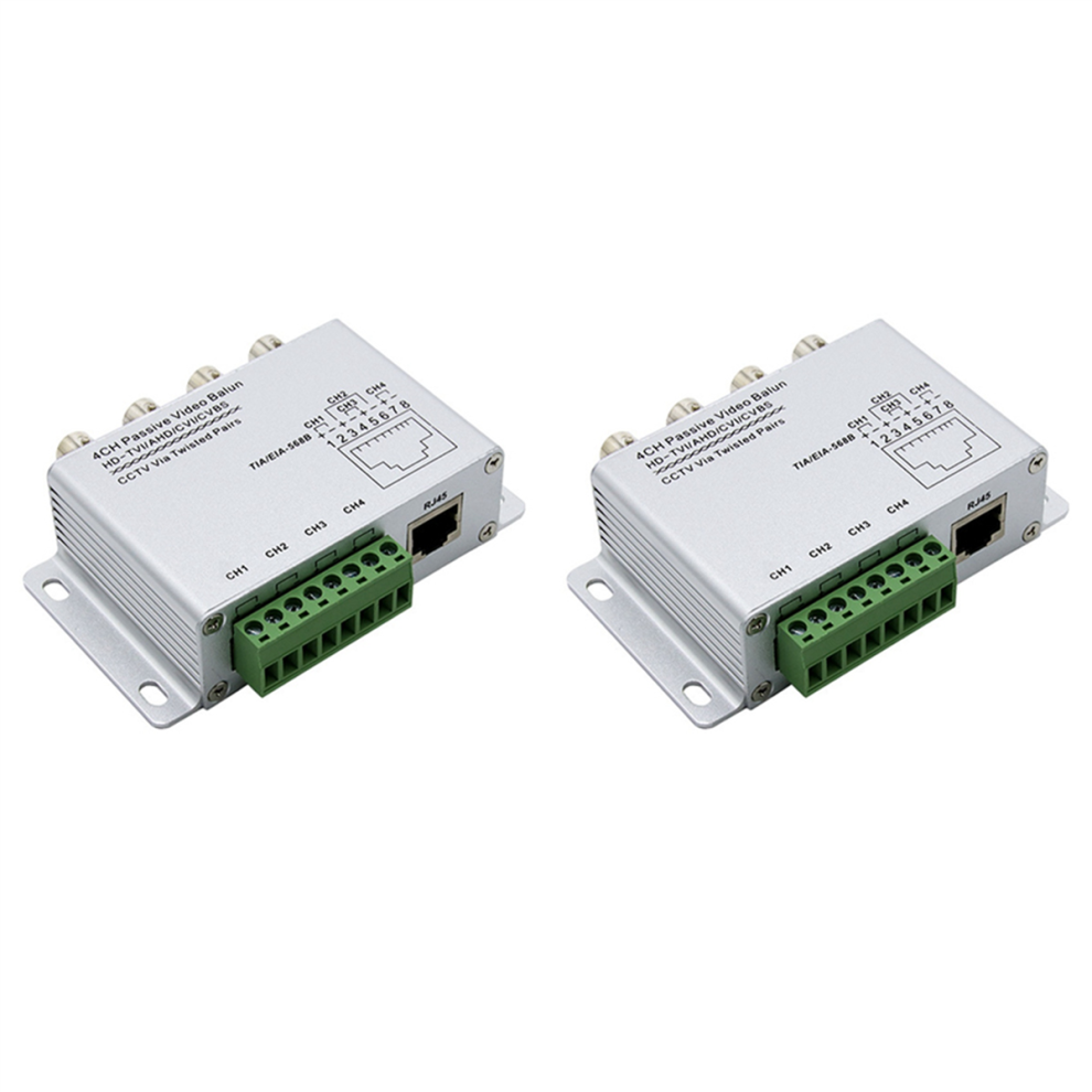 4Ch Passive Video Balun For Tvi Cvi Ahd Cameras 4713514276309