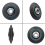 4Pack W10314173 Dryer Drum Roller Replacement 2