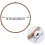 4Pack Microwave Roller Ring Microwave Oven Turntable Ring Plate 4