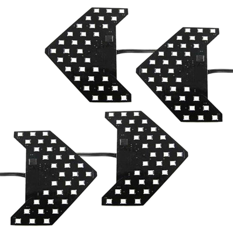 4Pcs 33-Smd Sequential Led Arrows For Turn Signal Lights Amber/Yellow 4713514285004