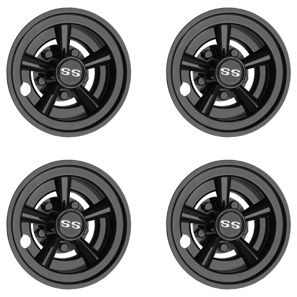 4Pcs 8Inch Golf Cart Wheel Cover Cap 5 Spoke Design Hub Cap 4713514284229