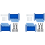 4Pcs Board for Table Saws, Router Tables & Band Saw, -Blue 1