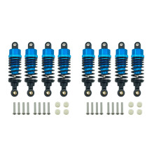 4Pcs Aluminum Alloy Shock Absorbers Damper Set for TT-01,Blue