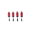 4Pcs Alloy for 1:16 C-14 C-24 Pickup,Red 3