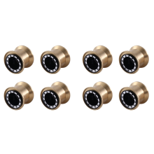 4Pcs Brass Clamp Ring Metal 1.0 Wheel Rim Wheel Hub,1
