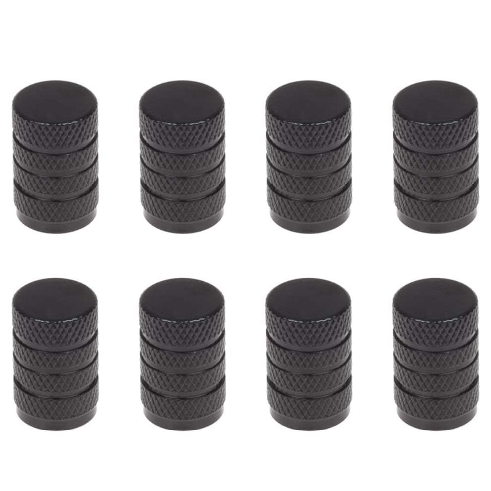 4Pcs Car Vehicle Tyre Tire Valve Stem Decorative Dust Cap Cover Black 4713514285509