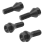 4Pcs Black Wheel Bolt Lug Nut for E30 E36 E46 E60 E90 4