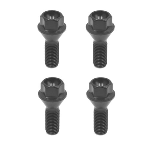 4Pcs Black Wheel Bolt Lug Nut for E30 E36 E46 E60 E90 1