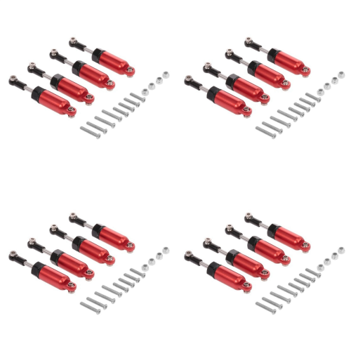 4Pcs Alloy for 1:16 C-14 C-24 Pickup,Red