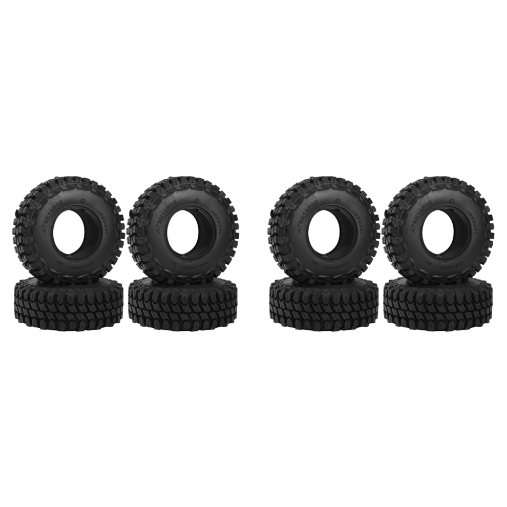 4Pcs 110Mm 1.9 Tire Tyres For 1/10 Rc Crawler Car Axial 4713514281556