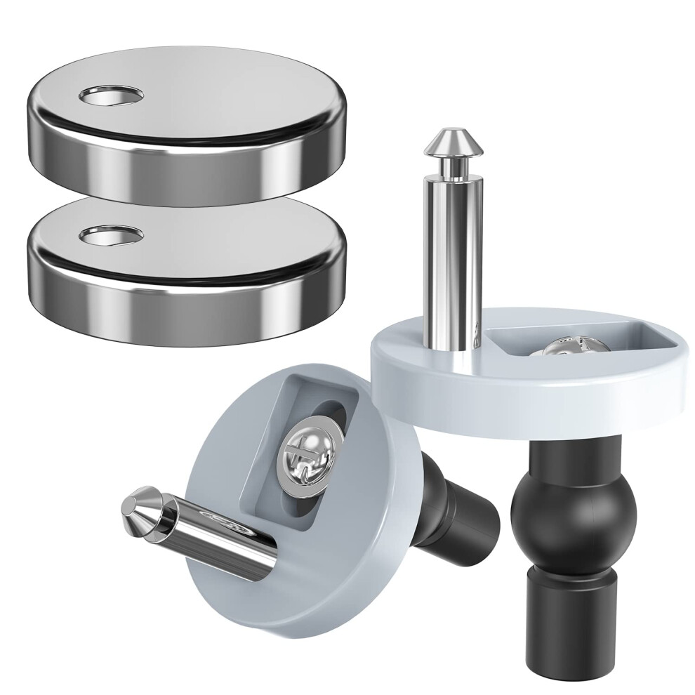 Toilet Seat Hinges Top Fixings Quick Release Toilet Seat Top Fittings Universal Toilet Seat Hinge Fittings For Toilet Toilet Blind Holes 2 Pack 1 Pair 6276012012988