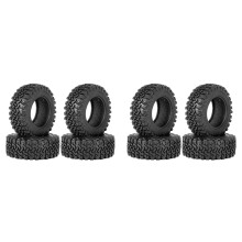4PCS 90Mm 1.9 Rubber Tire Wheel Tyre for 1/10 RC Crawler Car