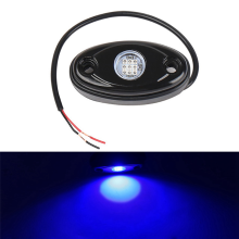 4Pcs 9LED Rock Light Kit LED Neon Light for Road Truck Boat Blue