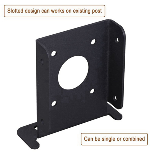 4Pcs Adjustable Wood Fence Pergola Post Base Brackets Kit 1