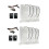 4PCS Car Seat Heater 12V Pads with 2 Dial 5 Level Switch for 1