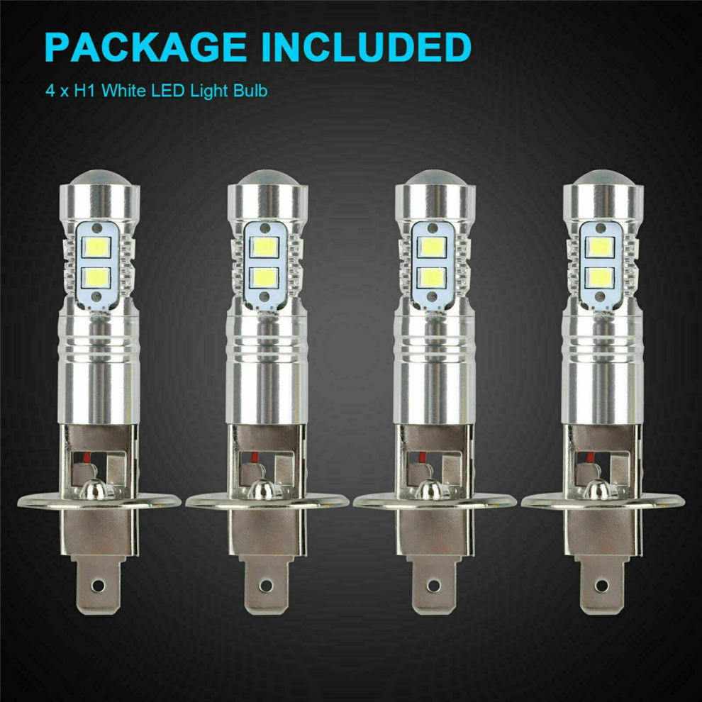 4Pcs H1 Led Head Fog Driving Bulbs 6000K Super 200W Light/White 4713514290749