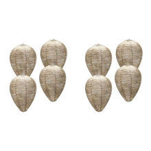 4PCS Decoy Hanging Fake Wasp Nest Paper Wasp Nest for Garden