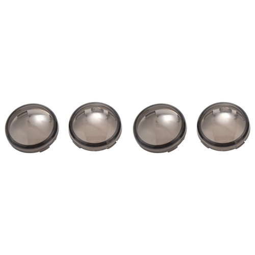 4Pcs For Turn Signal Light Indicator Lens Cover Tea Black 1