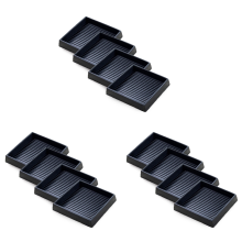 4Pcs Furniture Pads- 3x3In Anti Skid Caster Cups, Leg Coasters