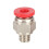4Pcs PC4-M6 Quick Connector Straight Through Pneumatic Connector 6