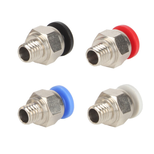 4Pcs PC4-M6 Quick Connector Straight Through Pneumatic Connector 2