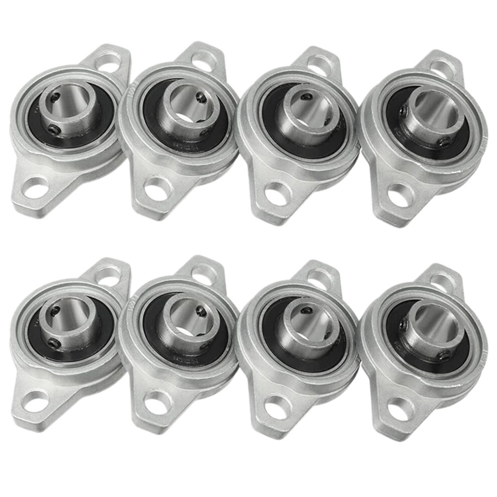 4Pcs Kfl001 12Mm Zinc Alloy Self Aligning Pillow Block Flange Bearing 4713514221811